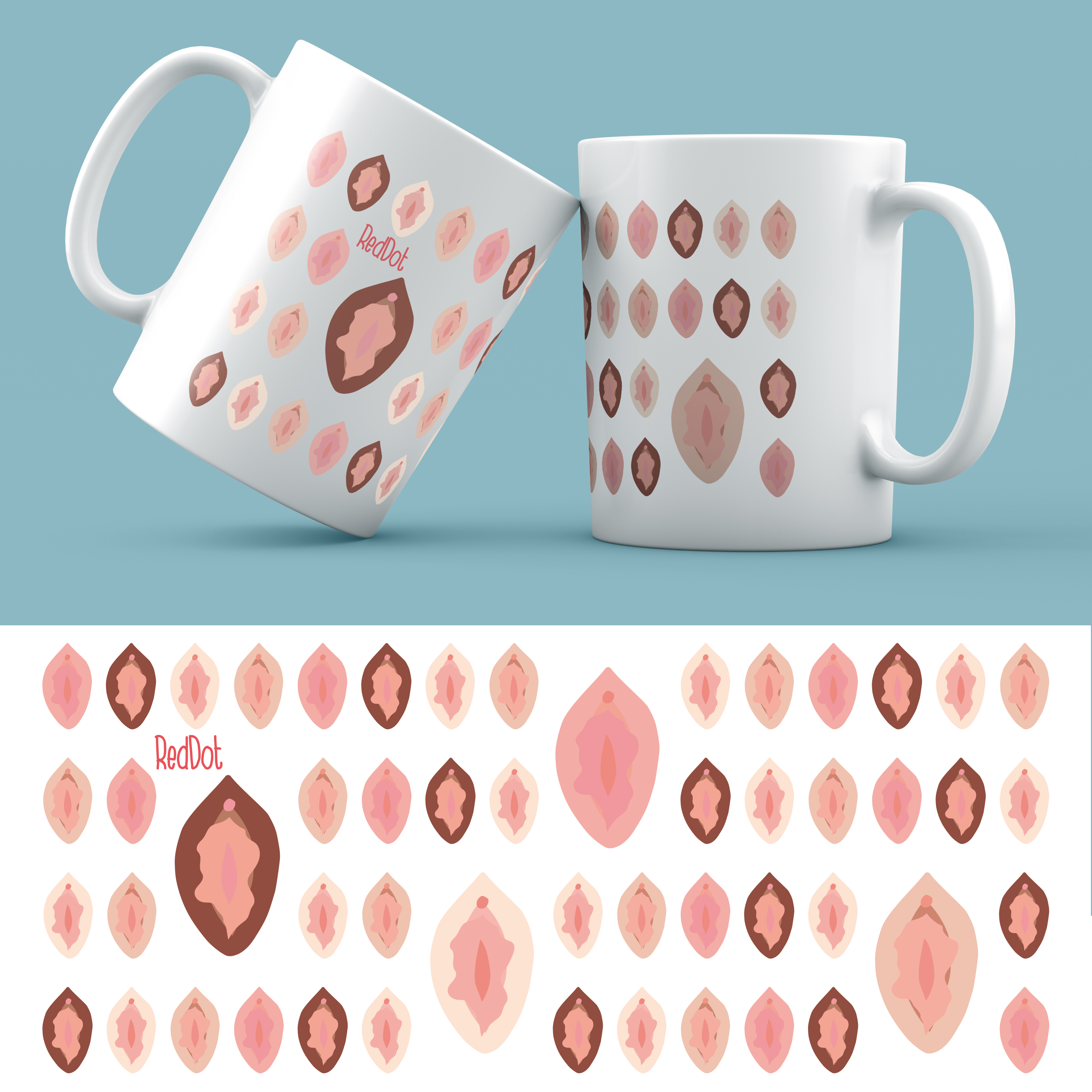 mug vulva pattern